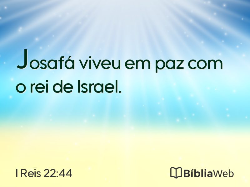 I Reis 22:44 em imagem para compartilhar