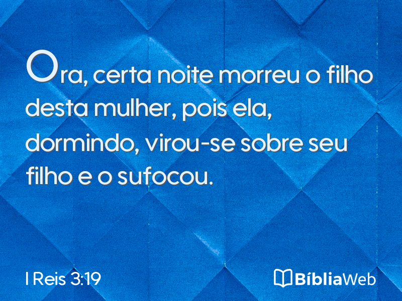 I Reis 3:19 em imagem para compartilhar