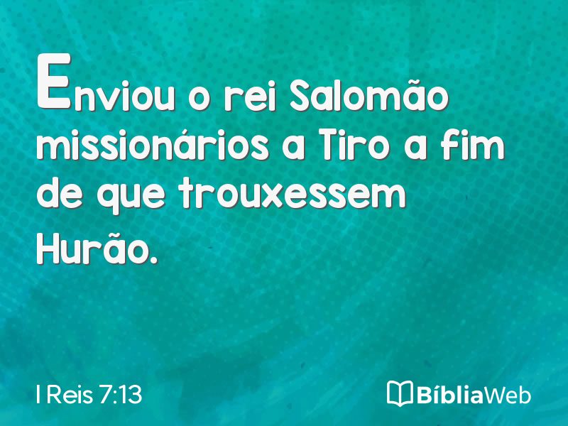 I Reis 7:13 em imagem para compartilhar