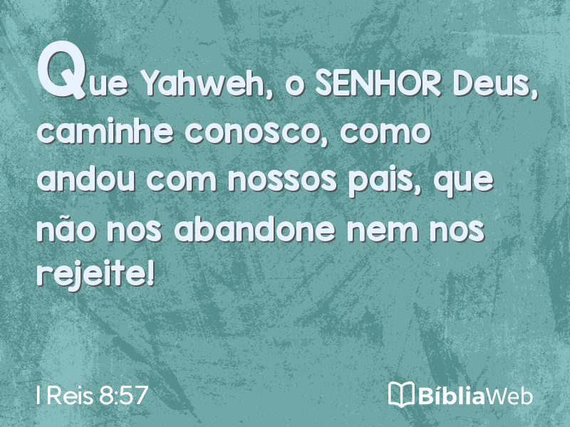 I Reis 8:57 em imagem para compartilhar