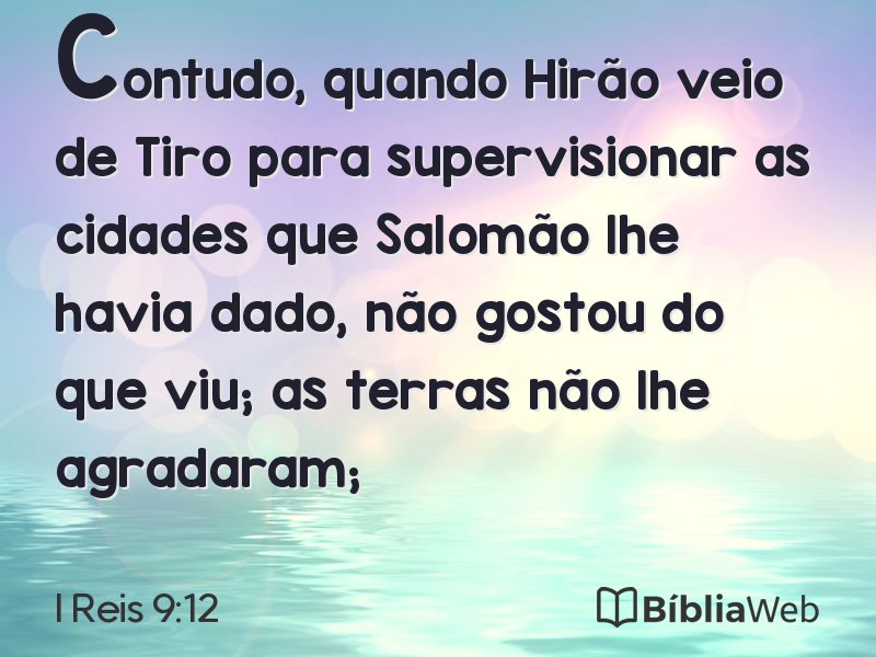 I Reis 9:12 em imagem para compartilhar