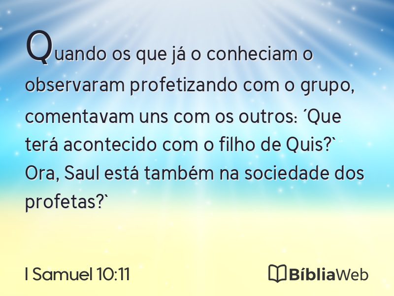 I Samuel 10:11 em imagem para compartilhar