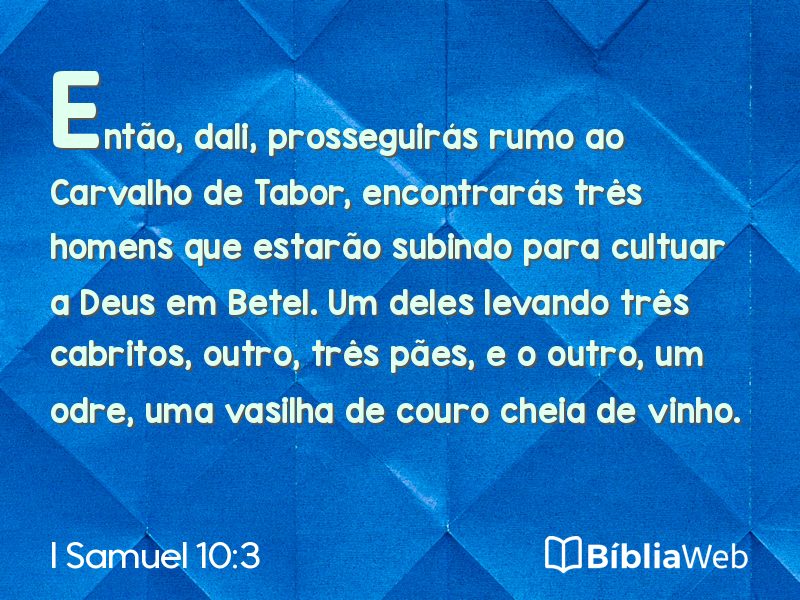 I Samuel 10:3 em imagem para compartilhar