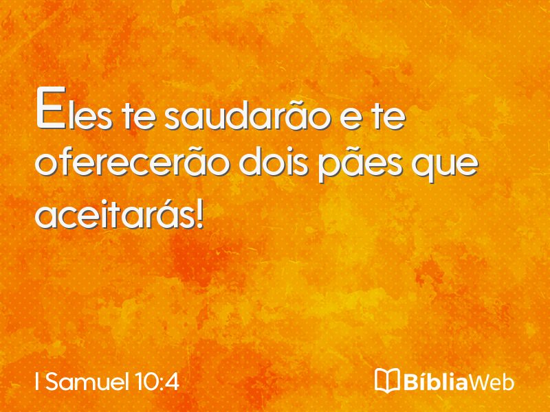 I Samuel 10:4 em imagem para compartilhar