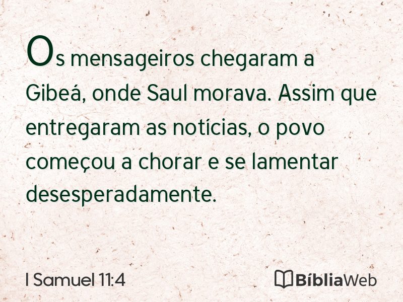 I Samuel 11:4 em imagem para compartilhar