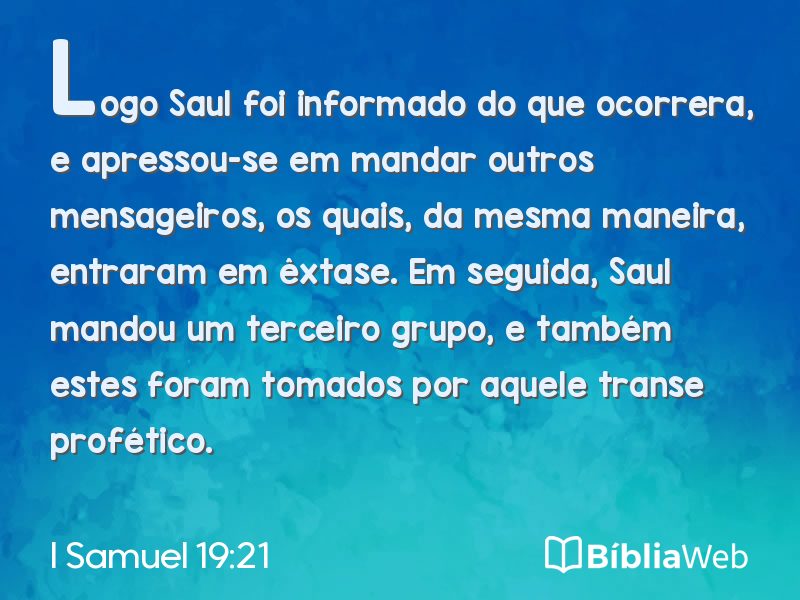 I Samuel 19:21 em imagem para compartilhar