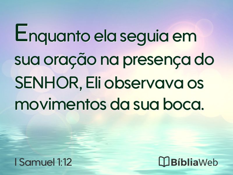 I Samuel 1:12 em imagem para compartilhar