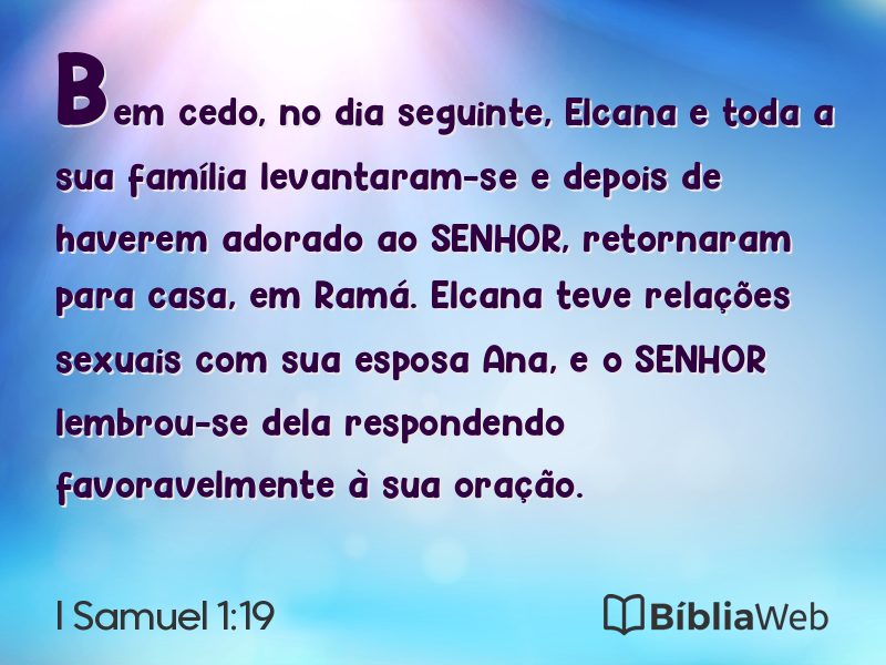 I Samuel 1:19 em imagem para compartilhar
