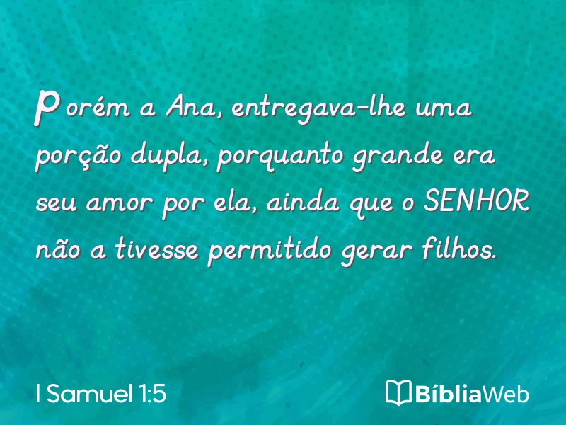 I Samuel 1:5 em imagem para compartilhar