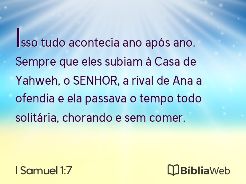 I Samuel 1:7 em imagem para compartilhar
