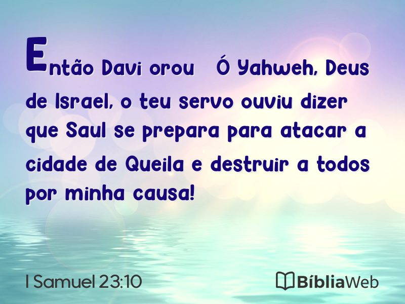 I Samuel 23:10 em imagem para compartilhar