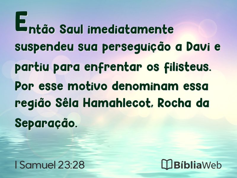 I Samuel 23:28 em imagem para compartilhar