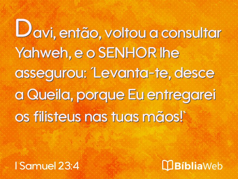 I Samuel 23:4 em imagem para compartilhar