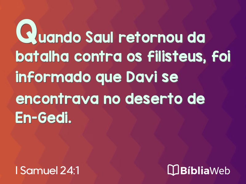 I Samuel 24:1 em imagem para compartilhar