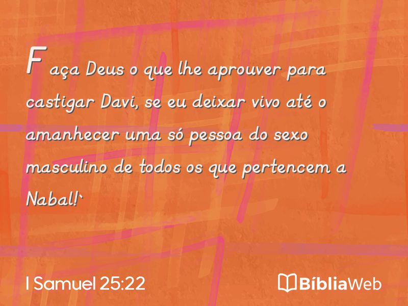 I Samuel 25:22 em imagem para compartilhar