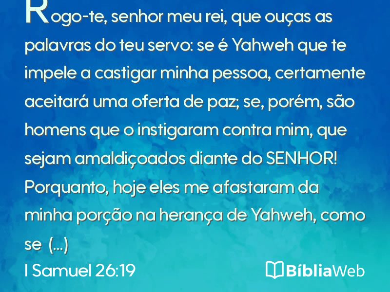 I Samuel 26:19 em imagem para compartilhar
