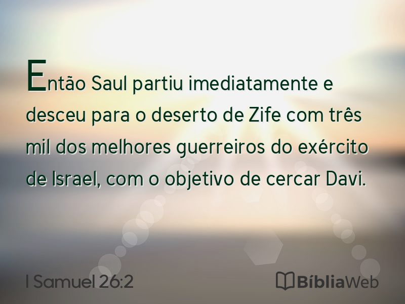 I Samuel 26:2 em imagem para compartilhar