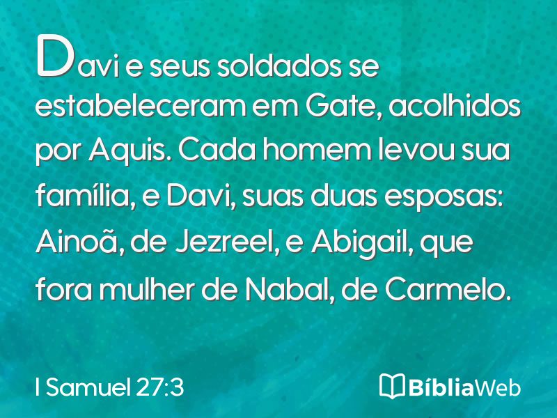 I Samuel 27:3 em imagem para compartilhar