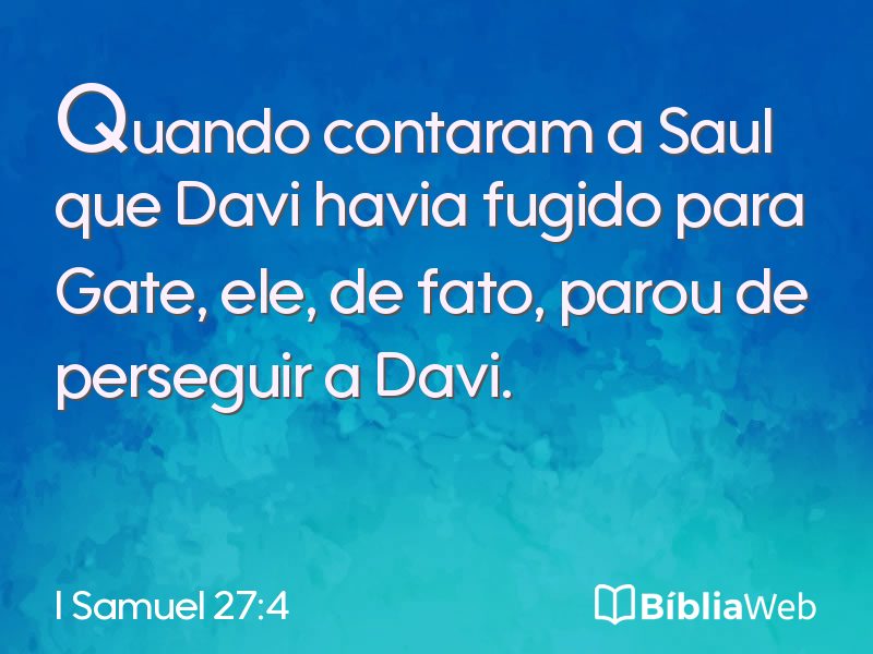 I Samuel 27:4 em imagem para compartilhar