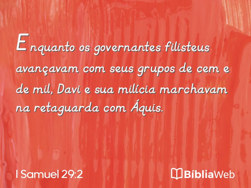 I Samuel 29:2 em imagem para compartilhar