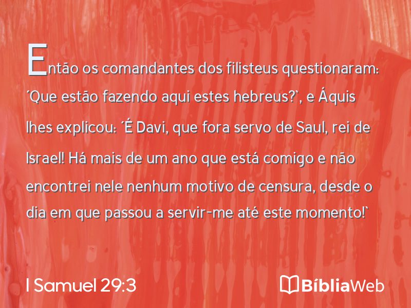 I Samuel 29:3 em imagem para compartilhar