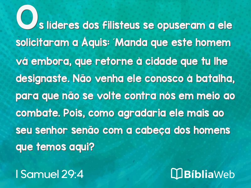 I Samuel 29:4 em imagem para compartilhar