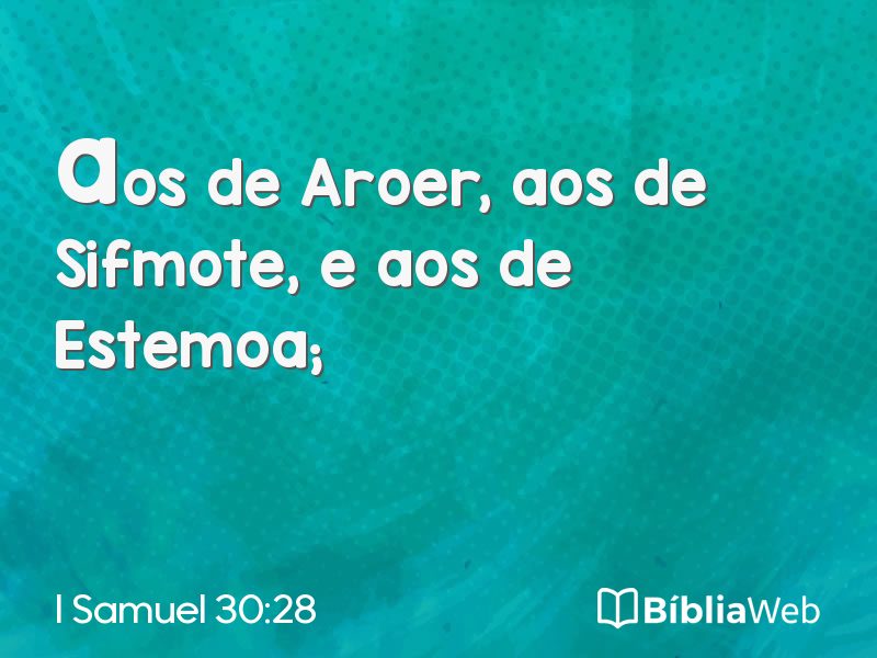 I Samuel 30:28 em imagem para compartilhar