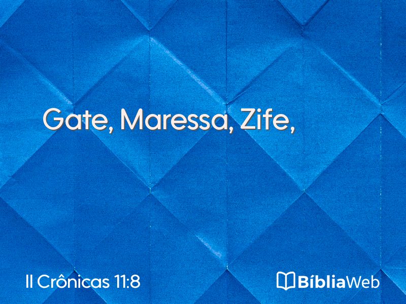 II Crônicas 11:8 em imagem para compartilhar