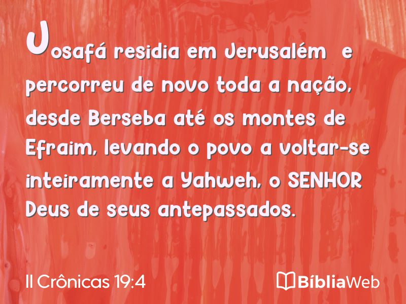 II Crônicas 19:4 em imagem para compartilhar