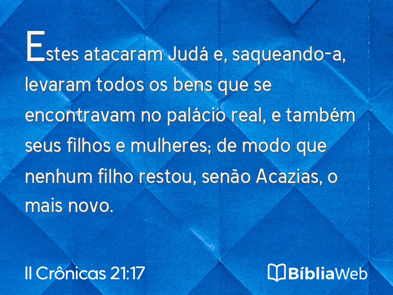 II Crônicas 21:17 em imagem para compartilhar