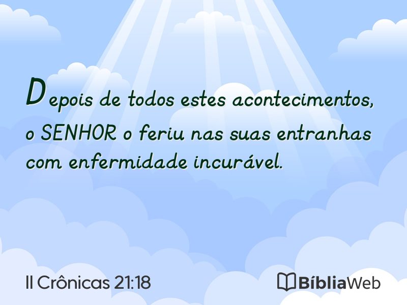 II Crônicas 21:18 em imagem para compartilhar