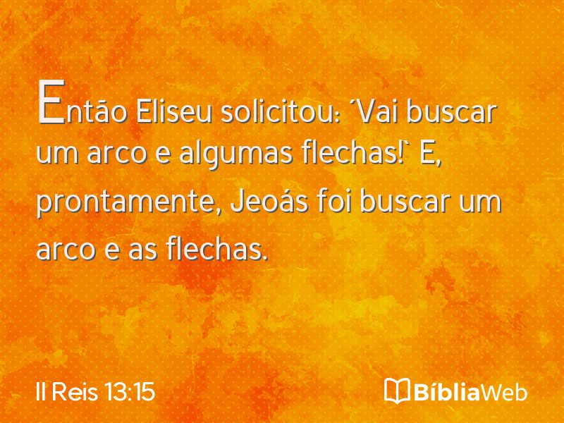 II Reis 13:15 em imagem para compartilhar