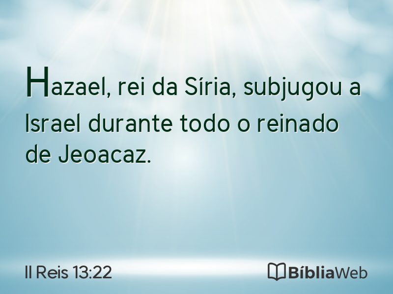 II Reis 13:22 em imagem para compartilhar