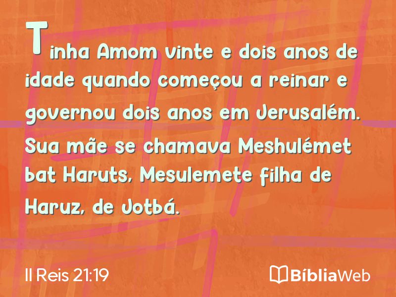 II Reis 21:19 em imagem para compartilhar