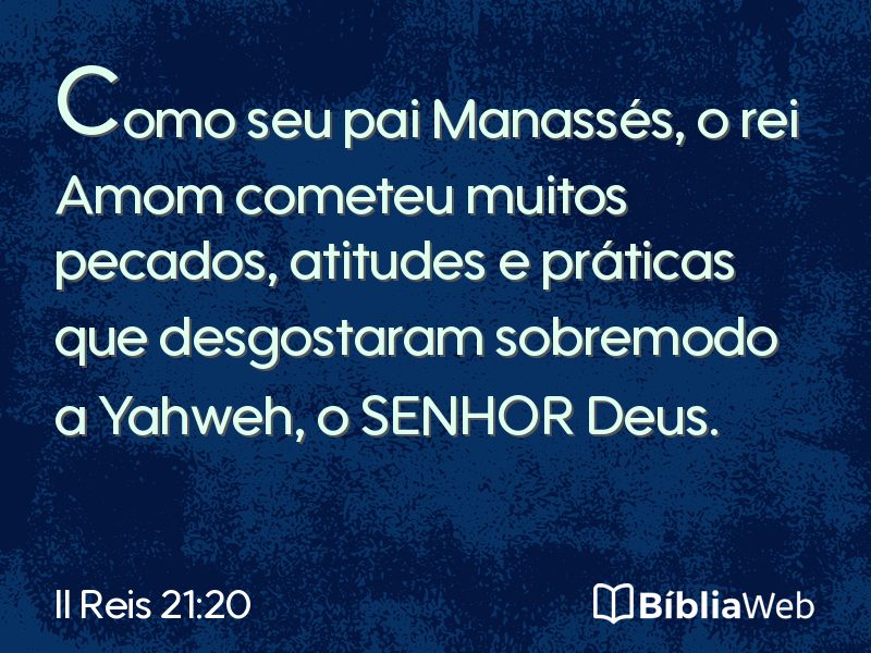 II Reis 21:20 em imagem para compartilhar