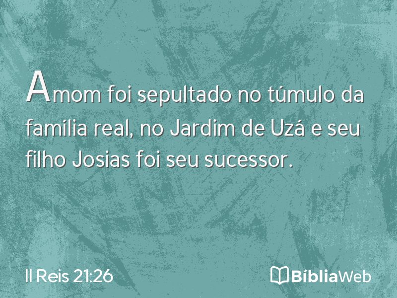 II Reis 21:26 em imagem para compartilhar