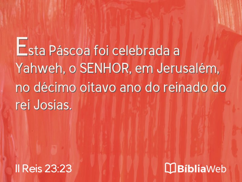 II Reis 23:23 em imagem para compartilhar