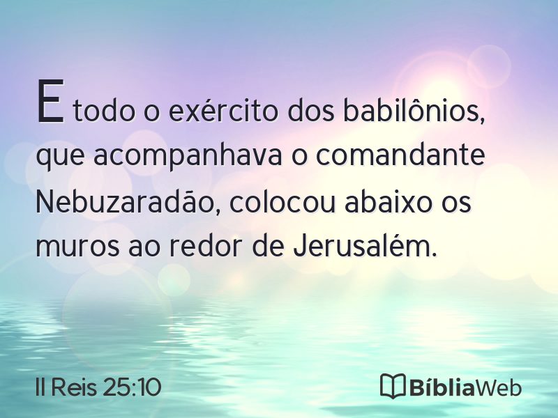 II Reis 25:10 em imagem para compartilhar