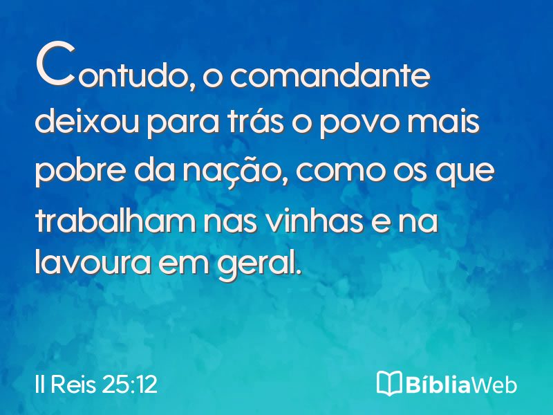 II Reis 25:12 em imagem para compartilhar