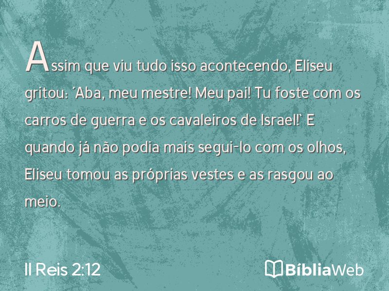II Reis 2:12 em imagem para compartilhar