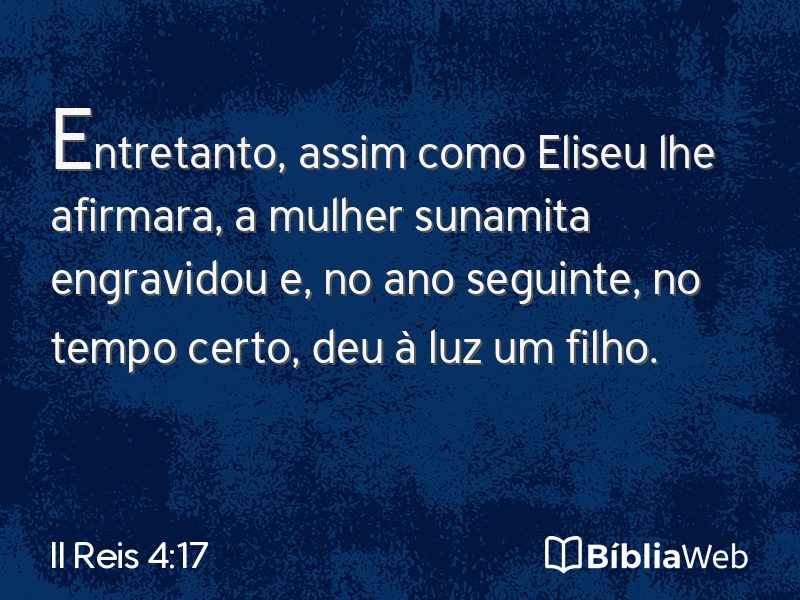 II Reis 4:17 em imagem para compartilhar