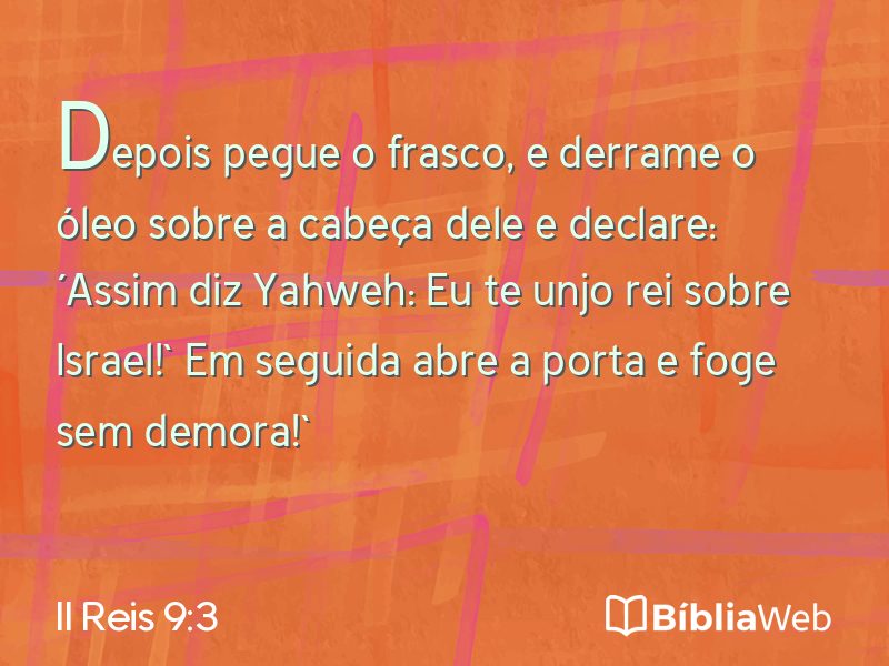 II Reis 9:3 em imagem para compartilhar