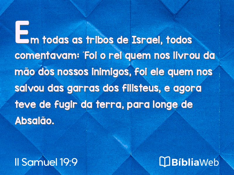 II Samuel 19:9 em imagem para compartilhar