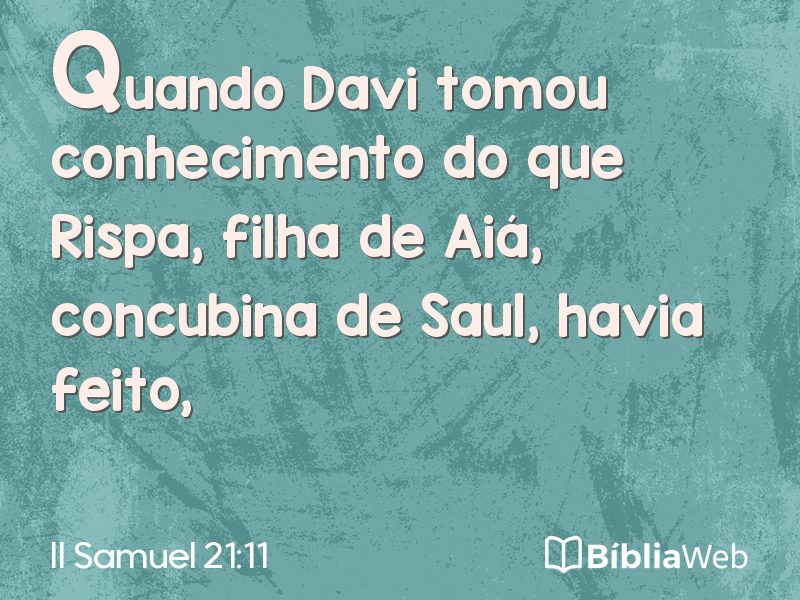 II Samuel 21:11 em imagem para compartilhar