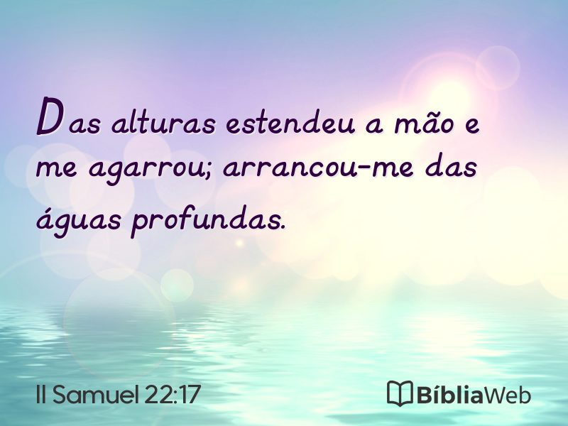 II Samuel 22:17 em imagem para compartilhar