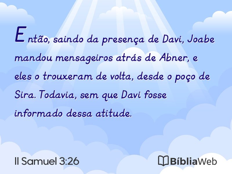 II Samuel 3:26 em imagem para compartilhar