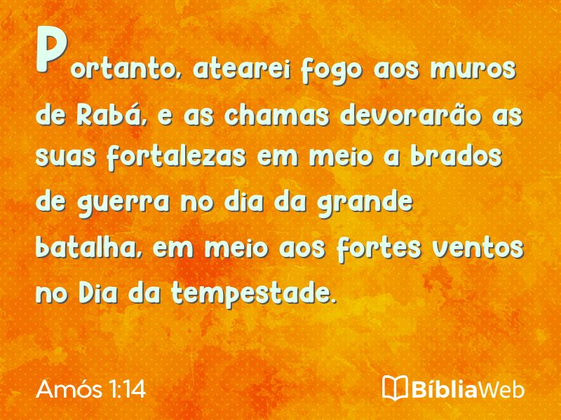 Amós 1:14 em imagem para compartilhar