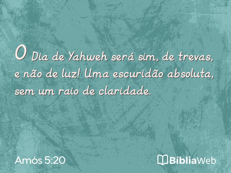 Amós 5:20 em imagem para compartilhar