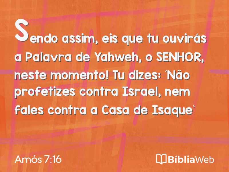 Amós 7:16 em imagem para compartilhar