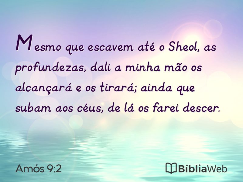 Amós 9:2 em imagem para compartilhar